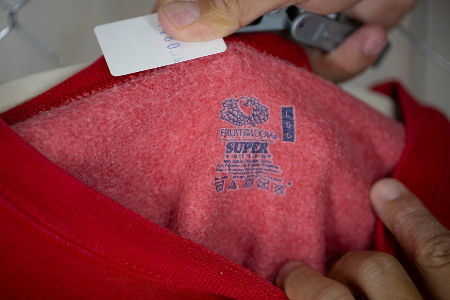men’sスウェット MENARDS FRUIT OF THE LOOM /フルーツオブザルーム