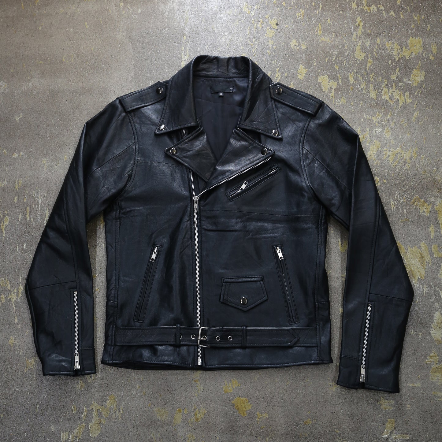 men’sジャケット レザージャケット 革ジャン ライダースダブル 羊革/sheepskin