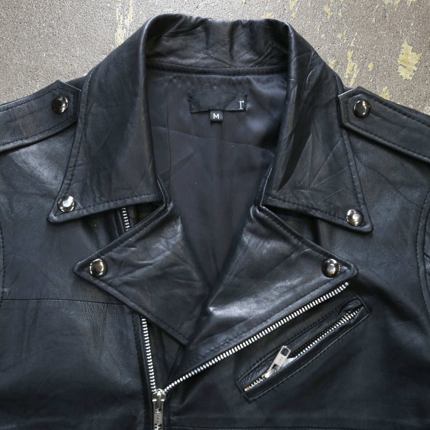 men’sジャケット レザージャケット 革ジャン ライダースダブル 羊革/sheepskin