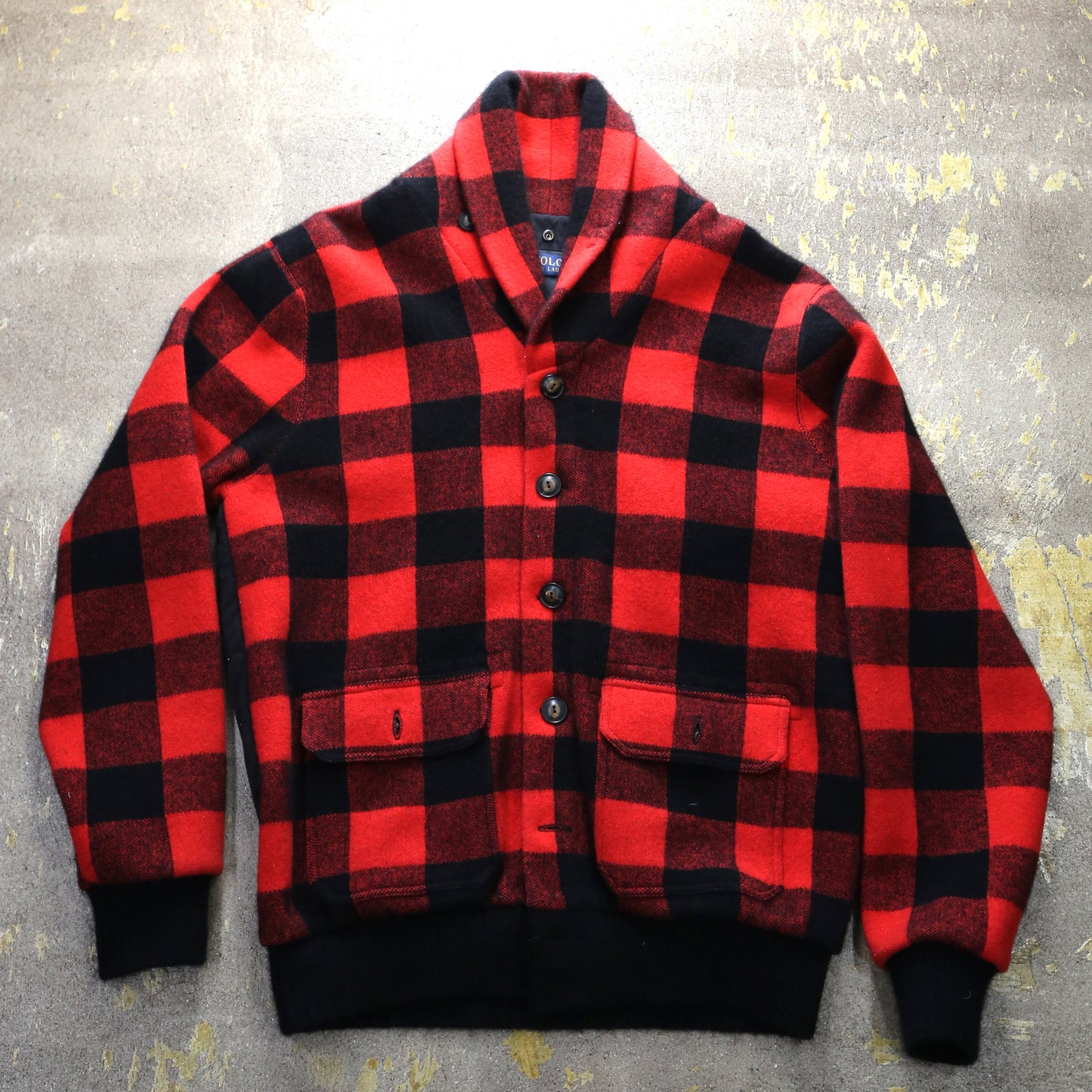men’sアウター ブロックチェックジャケット ニット POLO RALPH LAUREN /ポロラルフローレン