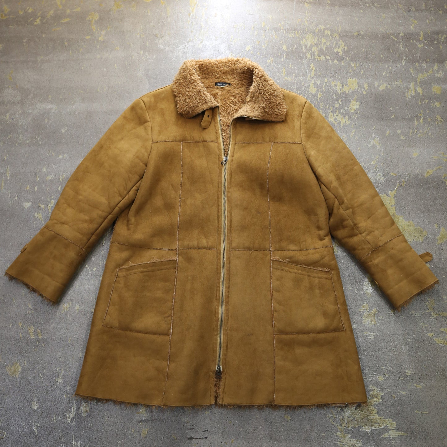 men’sアウター フェイクファーコート Livre Claire