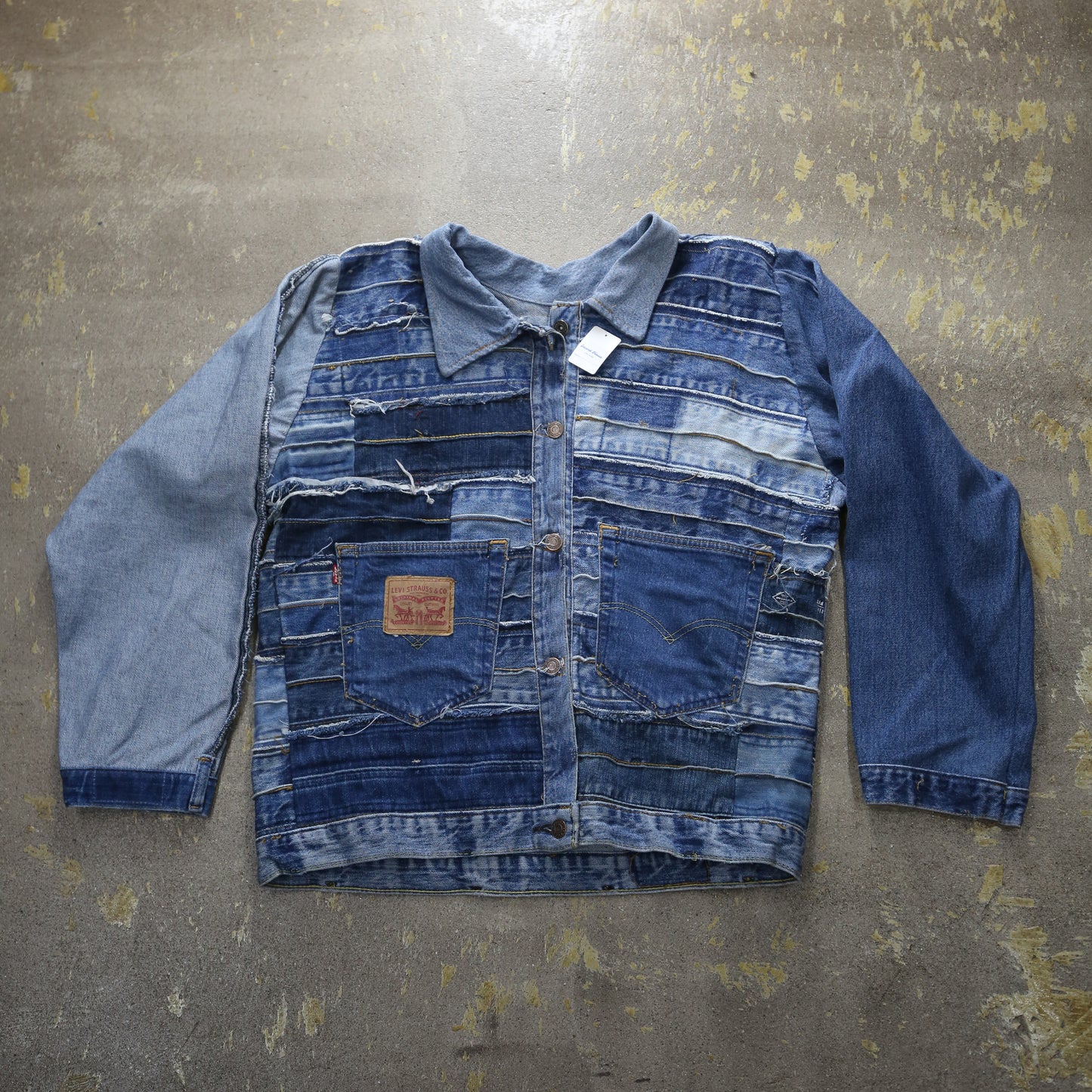 men’sアウター Second Houseオリジナルリメイクデニムジャケット リメイクGジャン