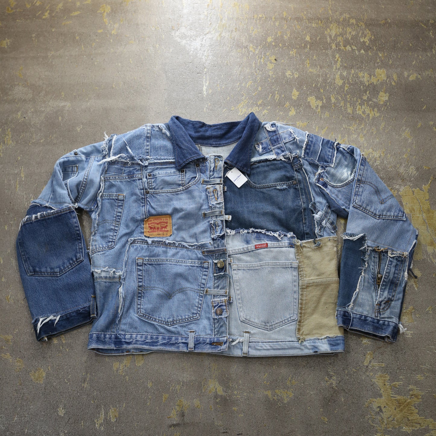 men’sアウター Second Houseオリジナルリメイクデニムジャケット リメイクGジャン