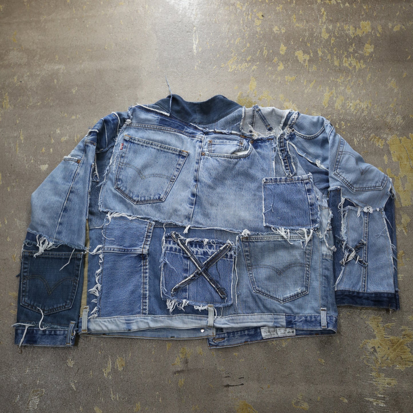 men’sアウター Second Houseオリジナルリメイクデニムジャケット リメイクGジャン