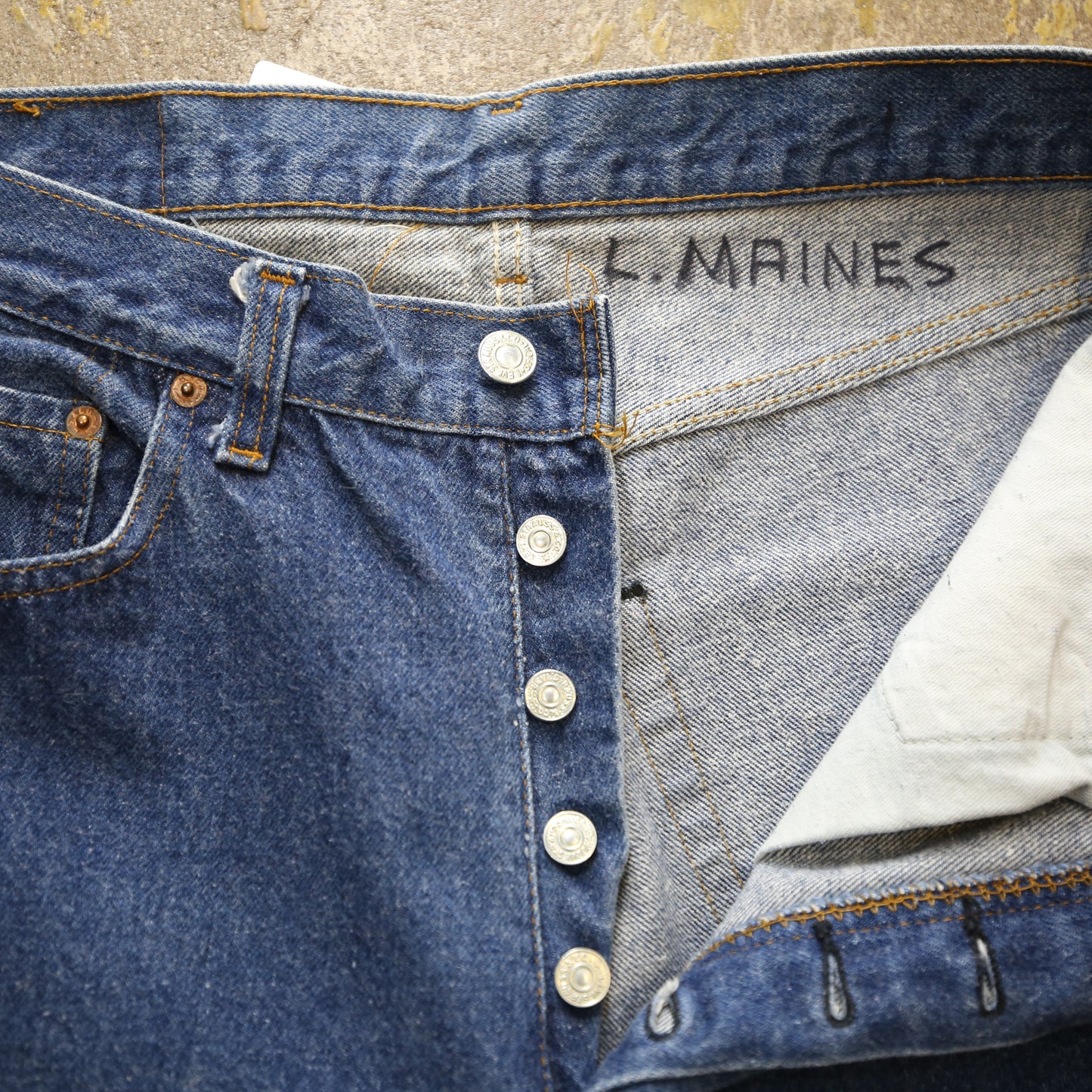 men’sパンツ デニムパンツ Gパン Levi's /リーバイス 501 SF207 525刻印 W35/L33