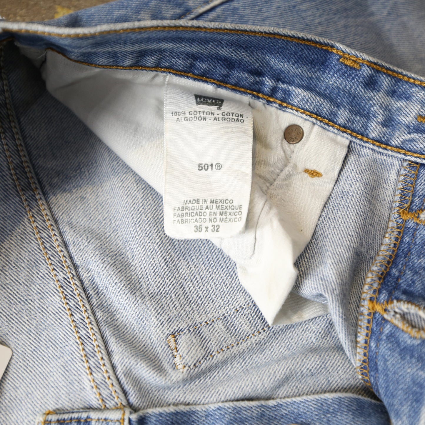 men’sパンツ デニムパンツ Gパン Levi's /リーバイス 501 4032刻印 W35/L32