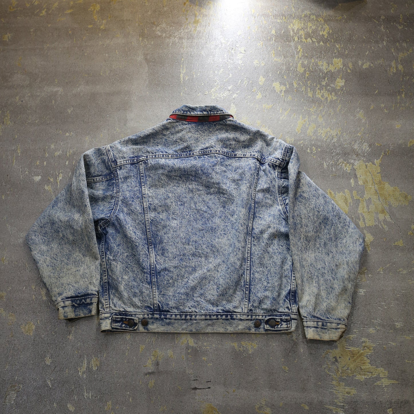men’sアウター デニムジャケット Gジャン バッファローチェック 80’s アシッドウォッシュ Levi's /リーバイス 70417−0819