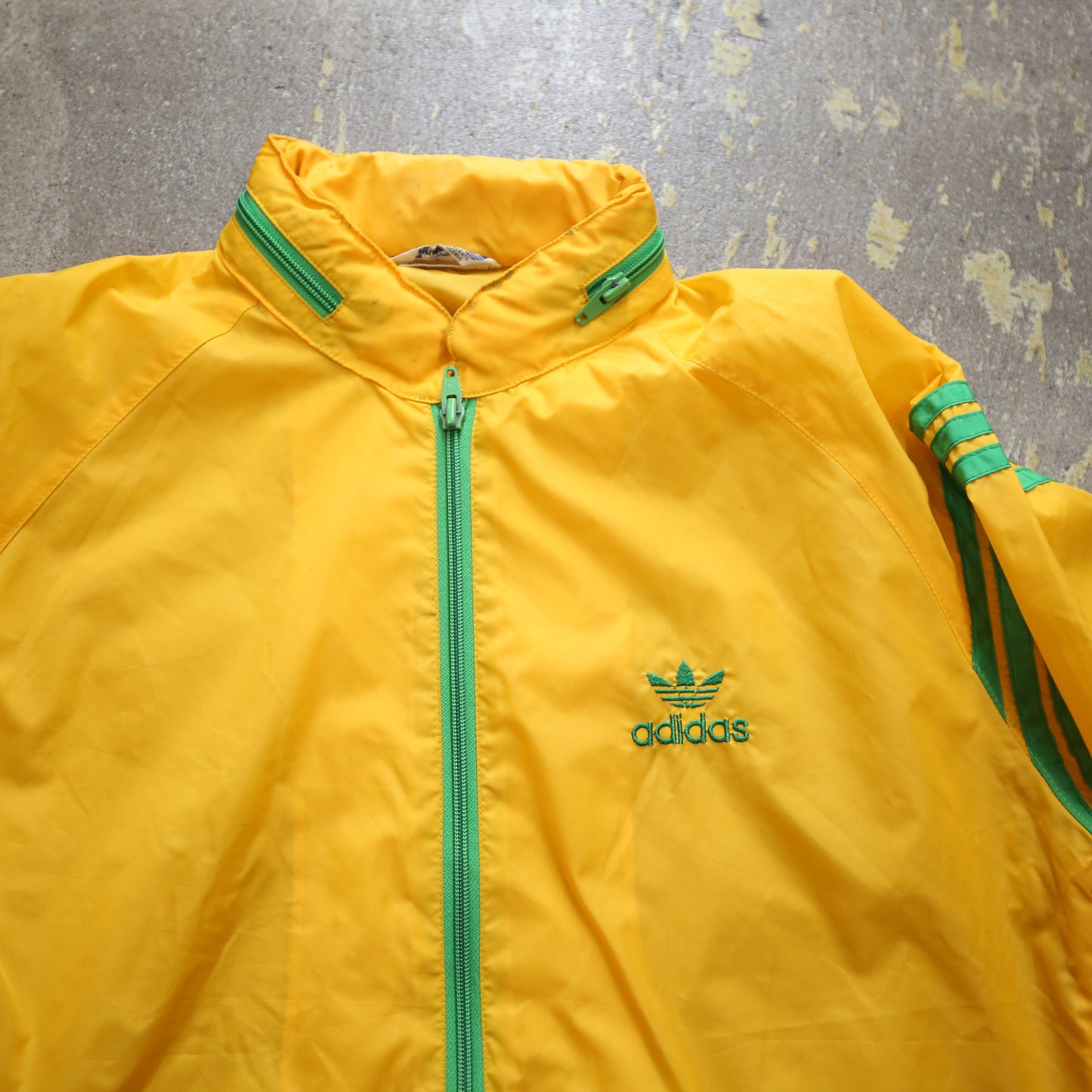 men’sアウター ナイロンジャケット フード付 80’s adidas /アディダス