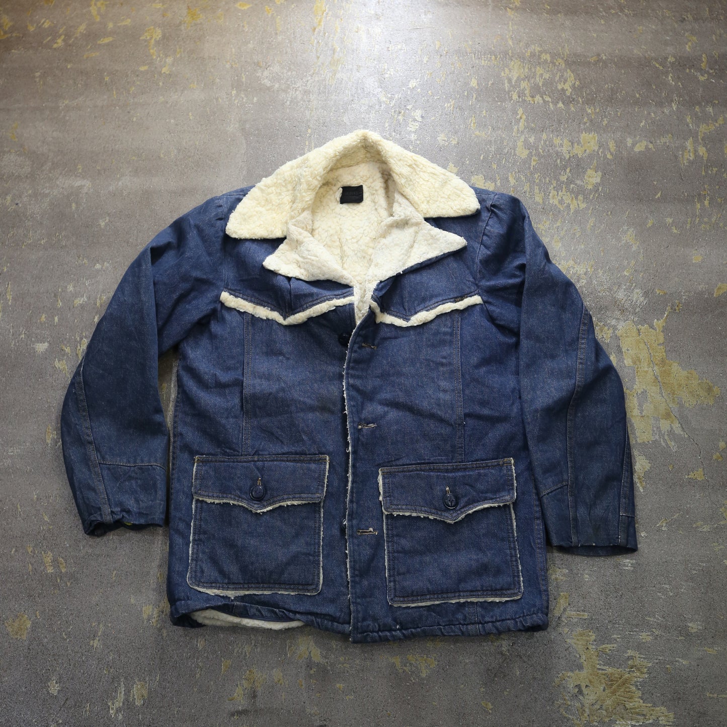men’sアウター デニムカバーオール ボア タグなし