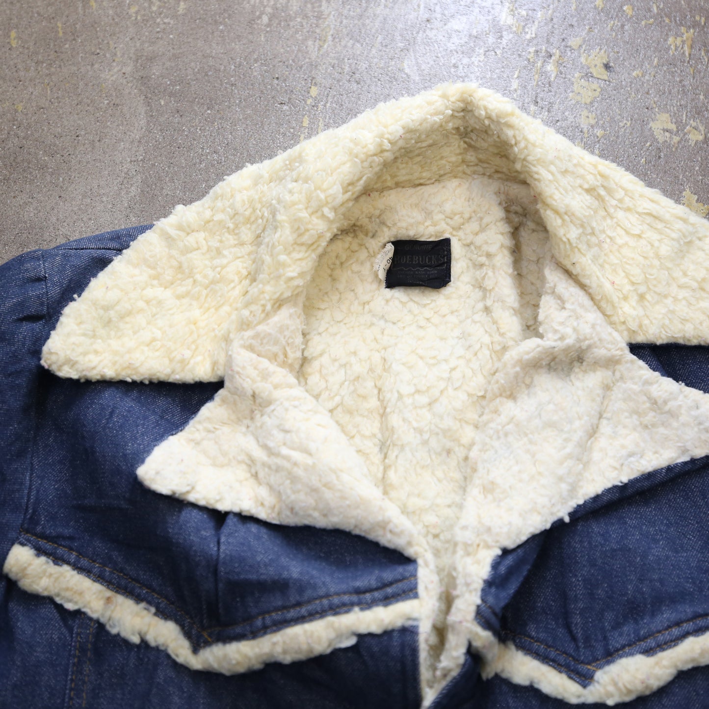 men’sアウター デニムカバーオール ボア タグなし