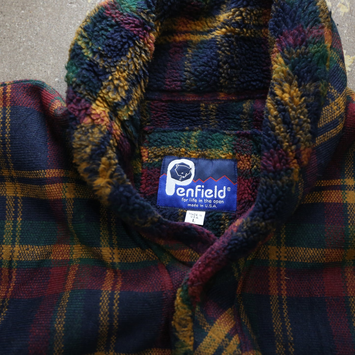 men’sアウター フリースジャケット チェック Penfield /ペンフィールド