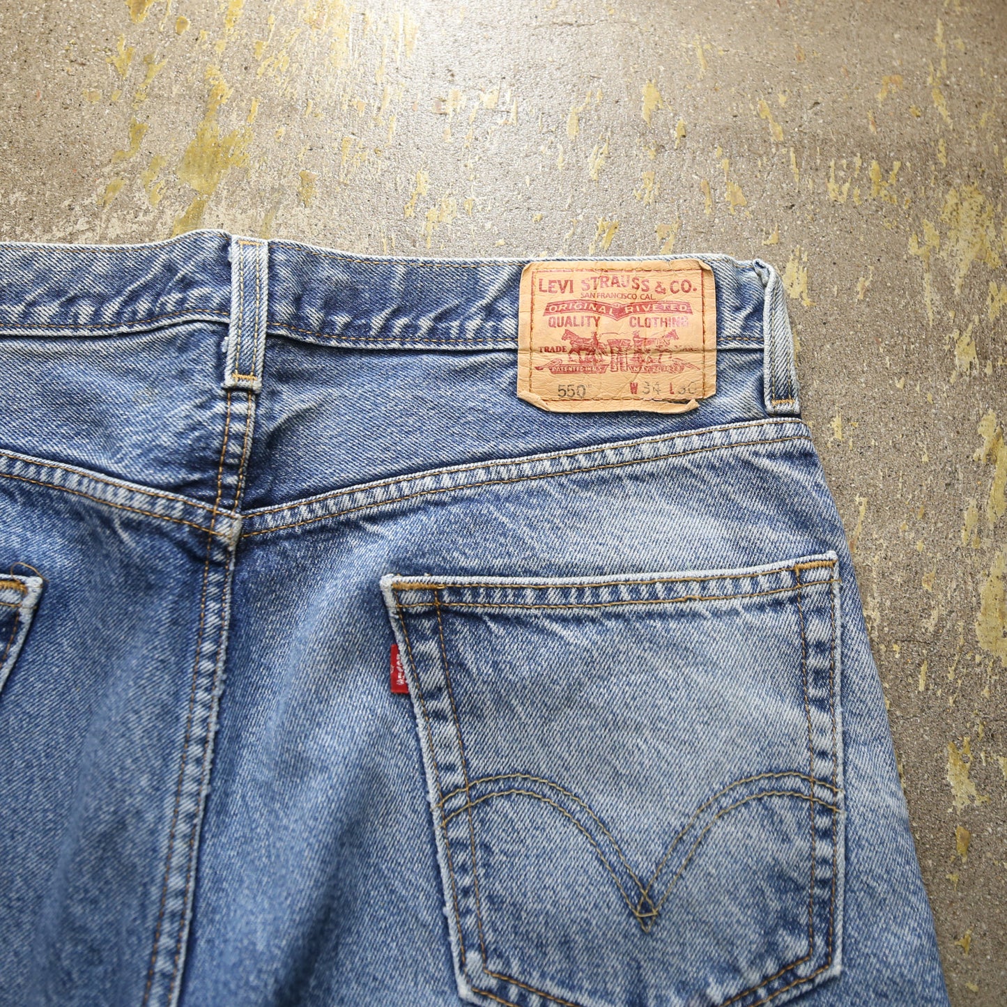 men’sパンツ デニムパンツ Gパン Levi's /リーバイス 550 RELAXED FIT 450刻印 W34/L30