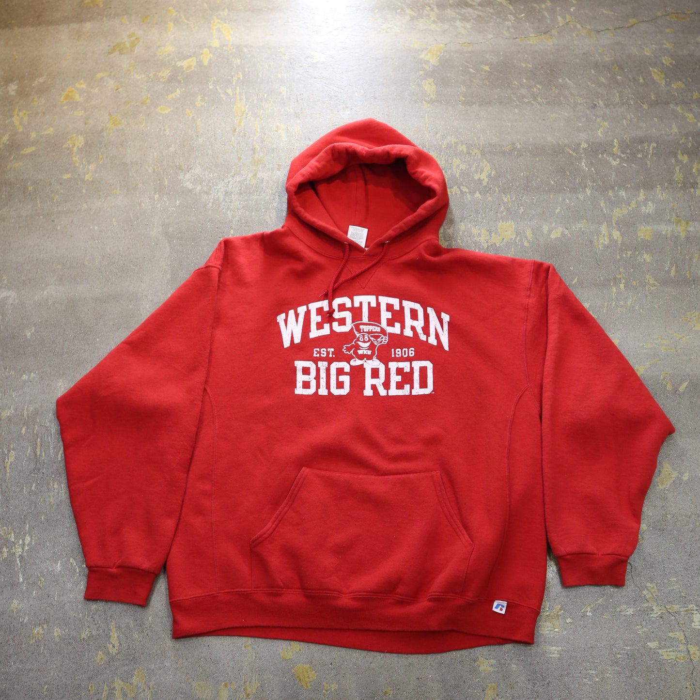 men’sパーカー プルオーバーパーカー WESTERN BIG RED ウェスタンケンタッキー ヒルトッパーズ ビッグレッド RUSSELL ATHRETIC /ラッセルアスレチック