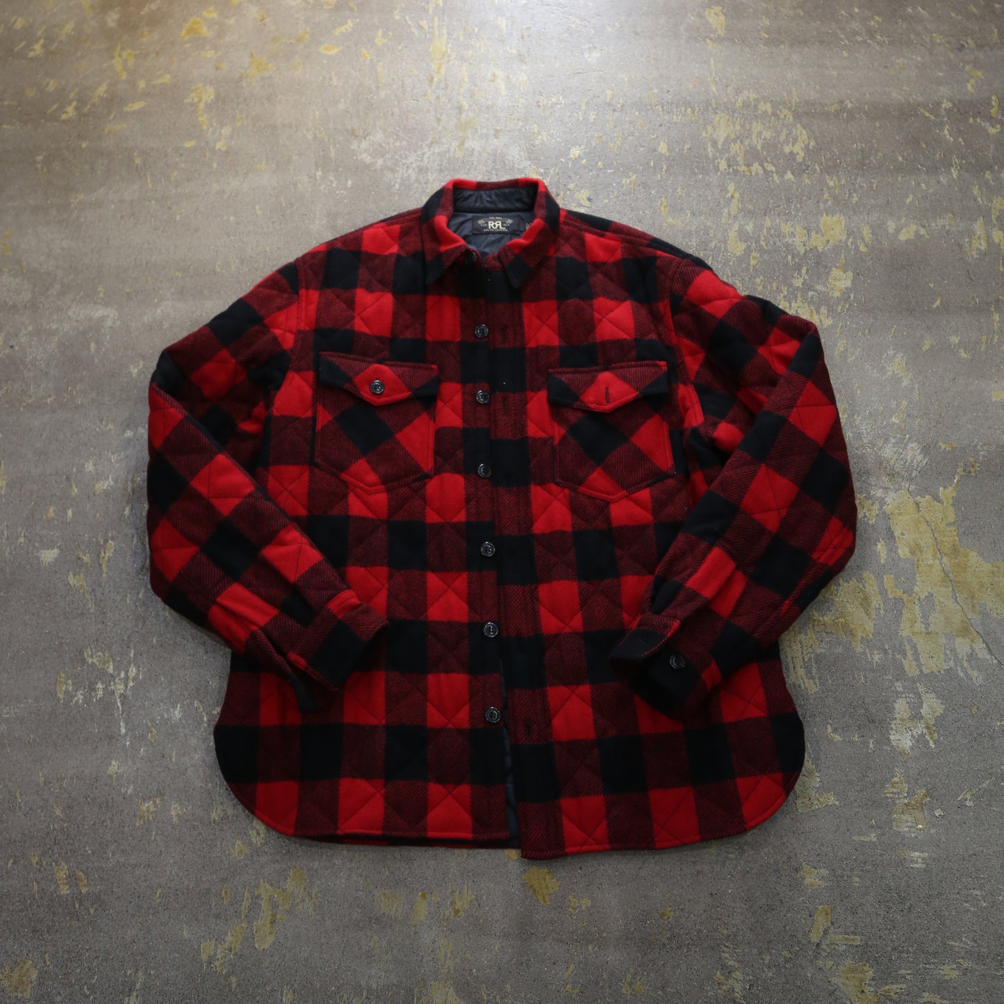 men’sアウター ハンティングジャケット バッファローチェック RRL /ダブルアールエル サイズ180/100A RALPH LAUREN /ラルフローレン