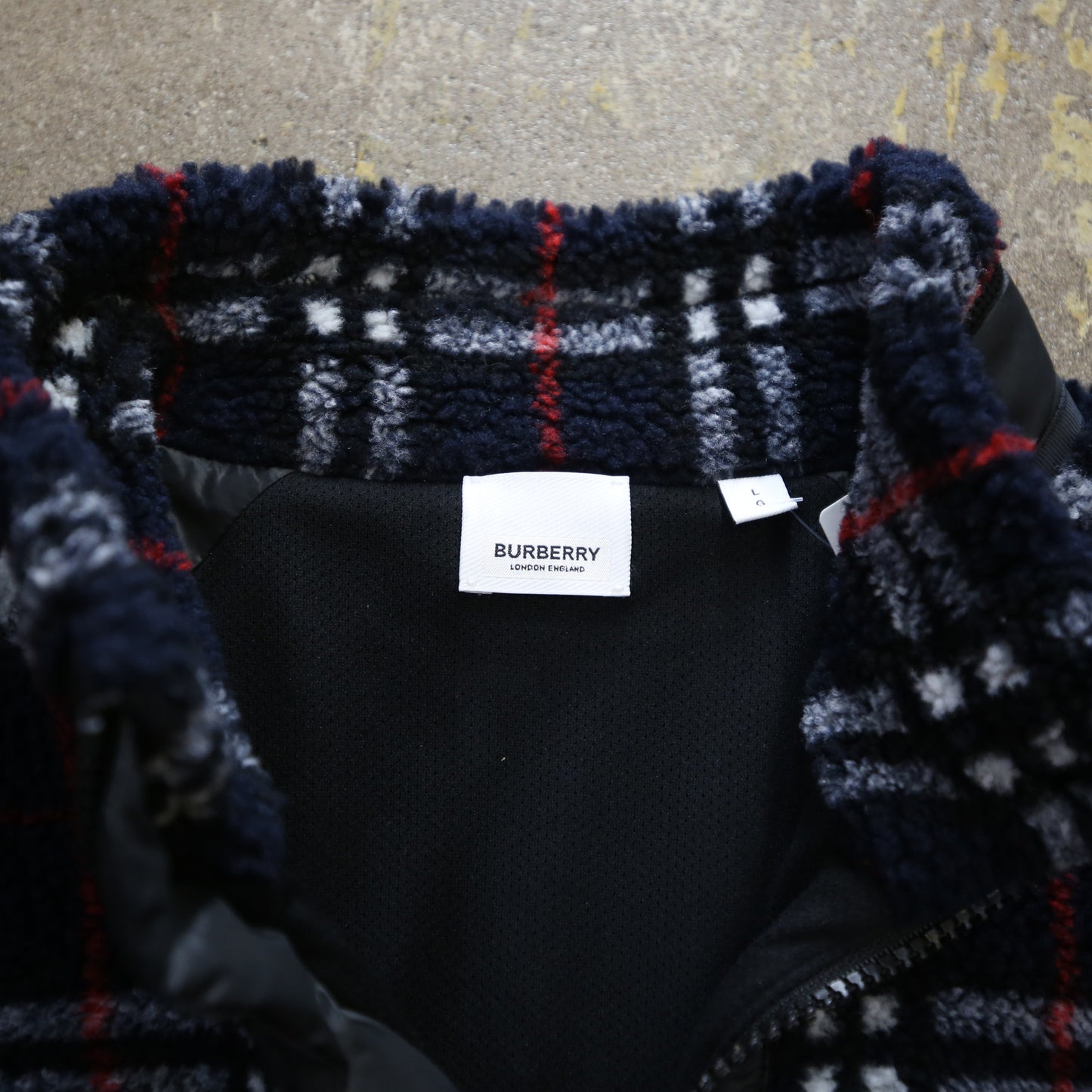 men’sアウター フリースジャケット チェック柄 BURBERRY /バーバリー