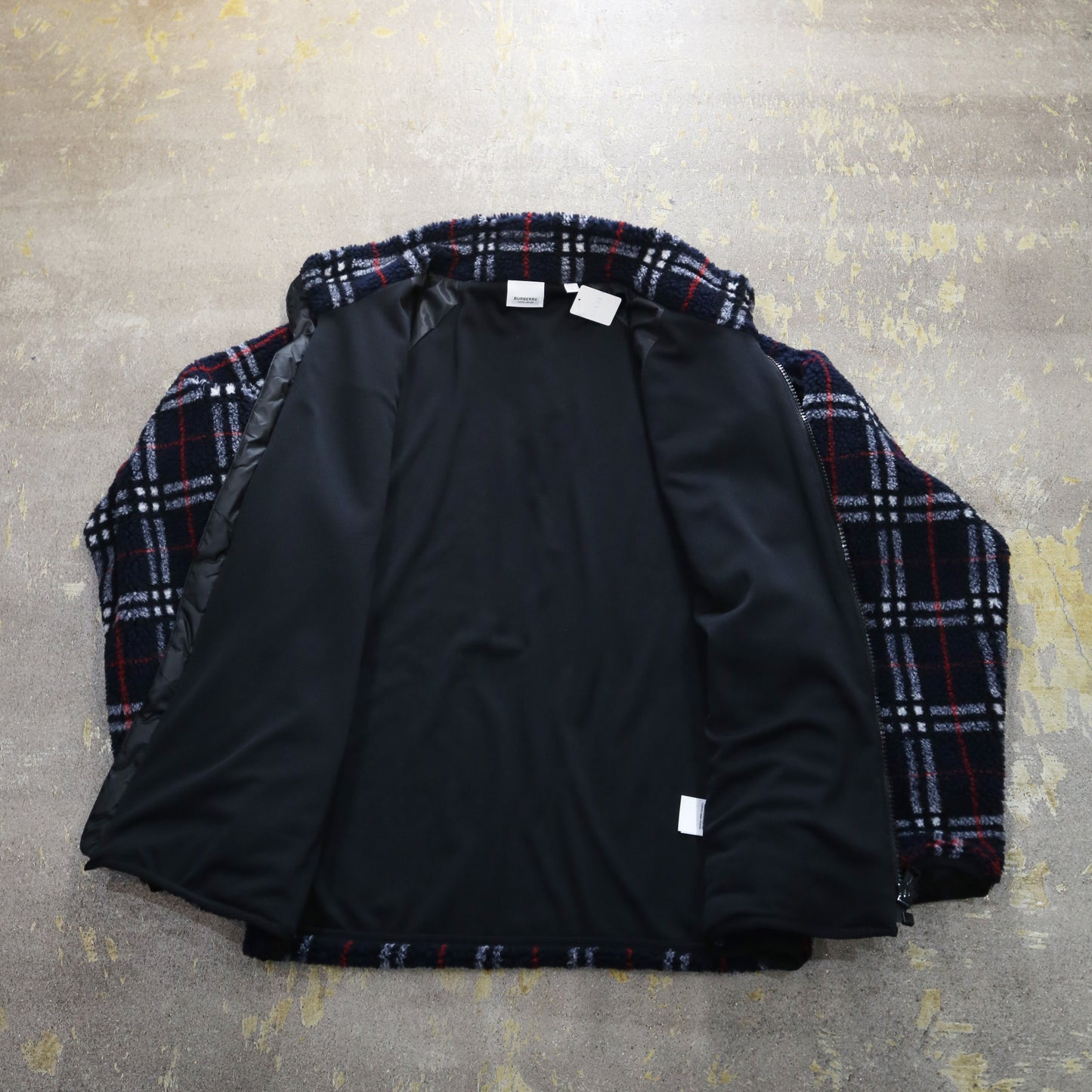 men’sアウター フリースジャケット チェック柄 BURBERRY /バーバリー
