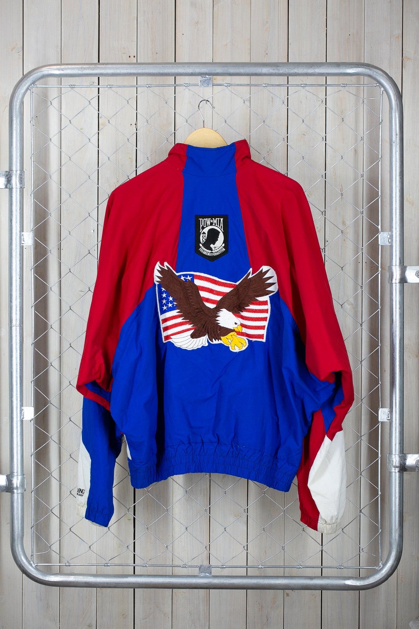 men’sアウター ナイロンジャケット AMERICAN LEGION アメリカンレギオン 刺繍 DeLONG