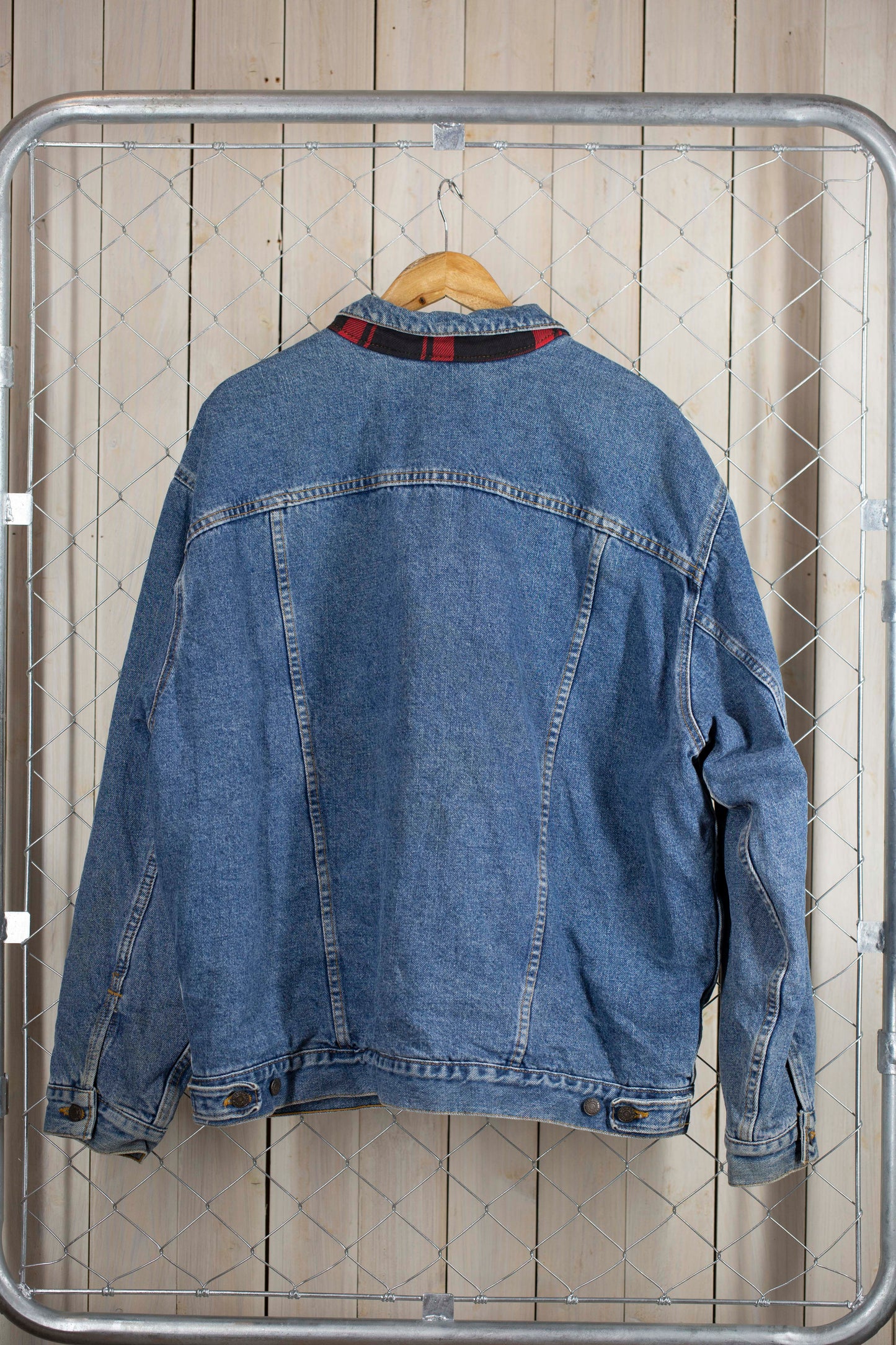men’sアウター デニムジャケット Gジャン バッファローチェック 90’s Levi's /リーバイス 70427−4891