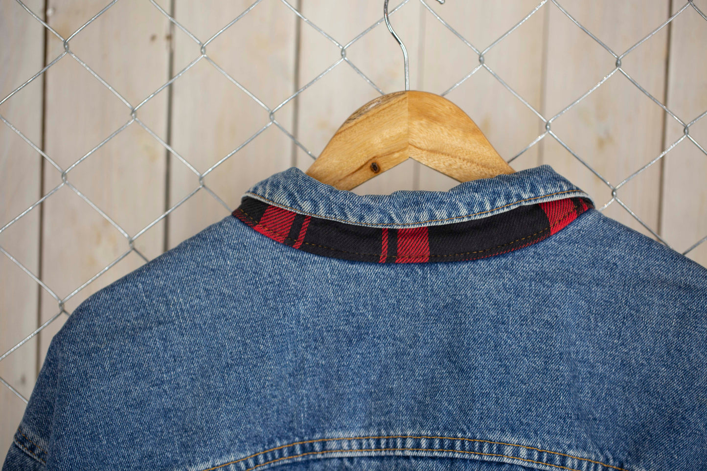 men’sアウター デニムジャケット Gジャン バッファローチェック 90’s Levi's /リーバイス 70427−4891