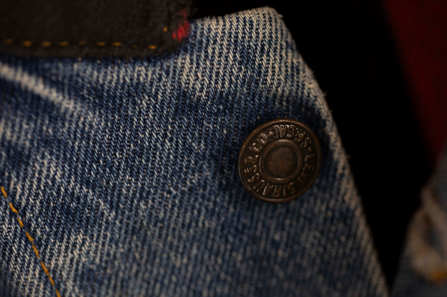men’sアウター デニムジャケット Gジャン バッファローチェック 90’s Levi's /リーバイス 70427−4891