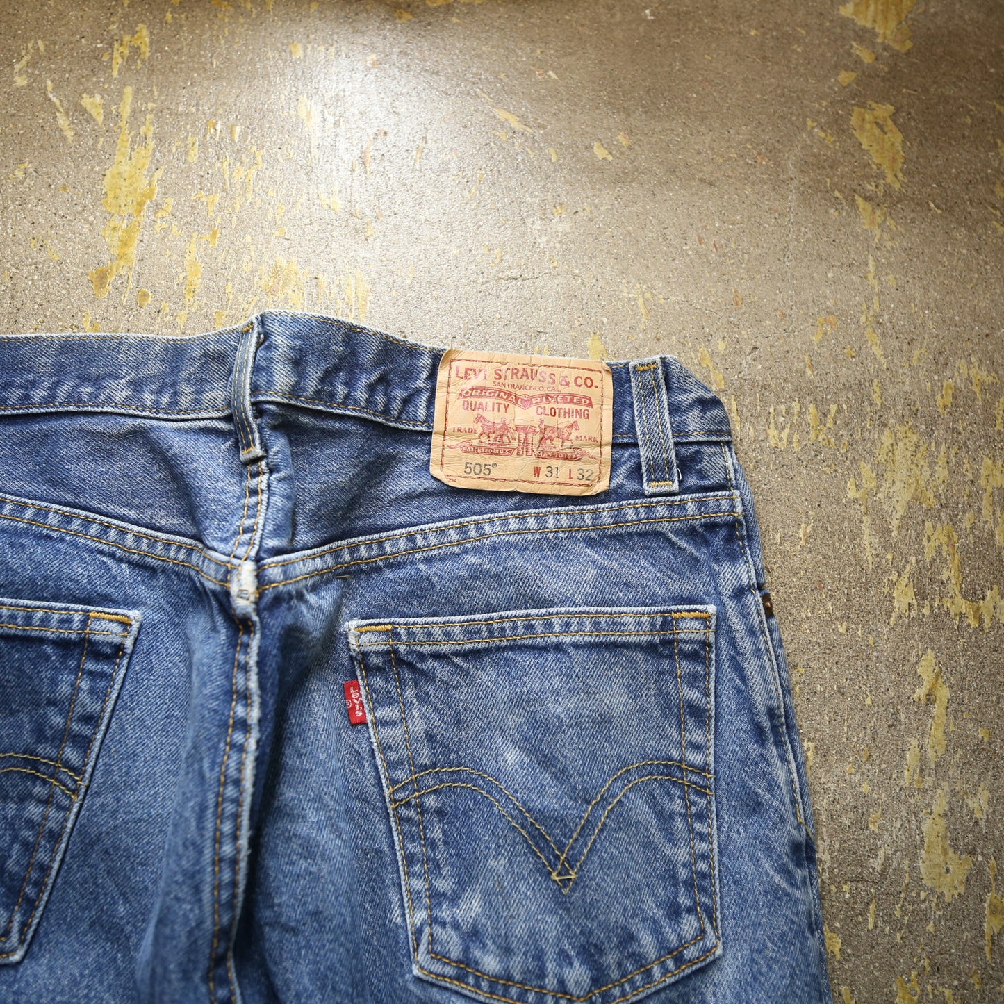 men’sパンツ　デニムパンツ　Gパン　Levi's /リーバイス　505　レギュラーフィット　4002刻印　W31/L32