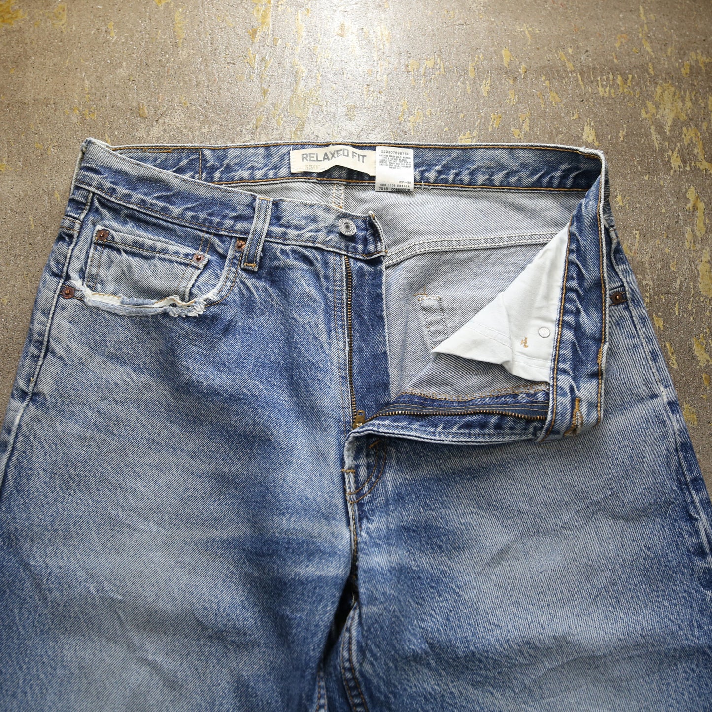 men’sパンツ　デニムパンツ　Gパン　Levi's /リーバイス　550　RELAXED FIT　450刻印　W34/L30