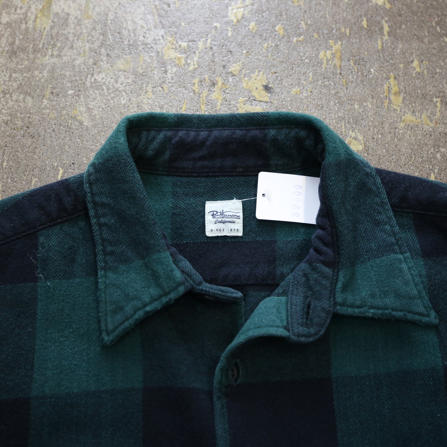 men’sボタンダウン　ヘビーフランネルシャツ　バッファローチェック　Ron Herman /ロンハーマン